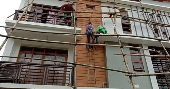 Exterior wall cladding maintenance service